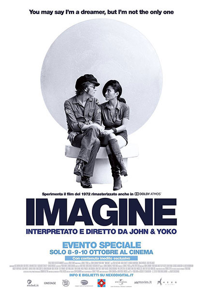 Imagine, restaurato film Lennon e Yoko