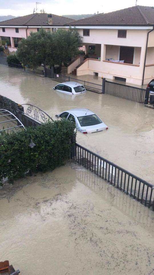 Nubifragio nel Catanzarese, forti disagi