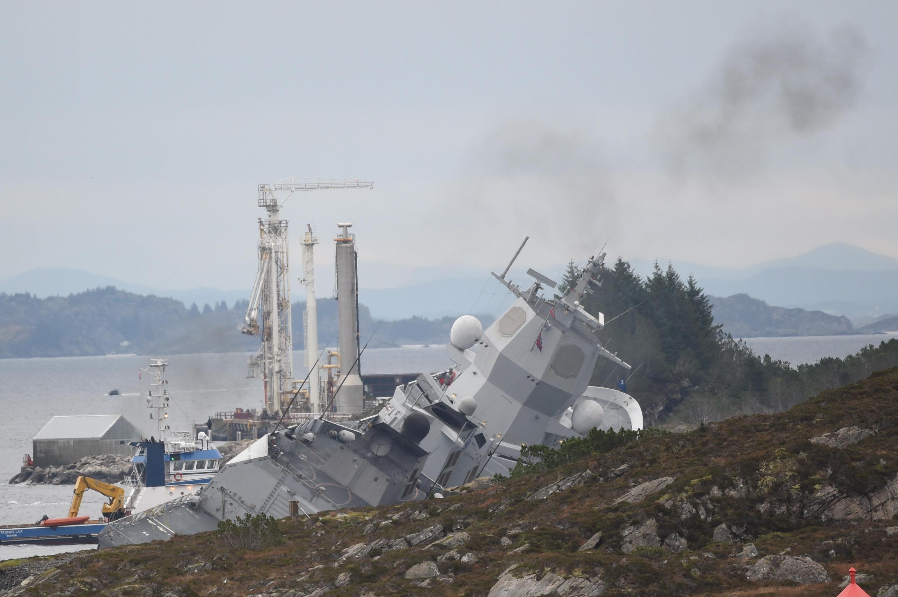 Norvegia: collisione petroliera-fregata
