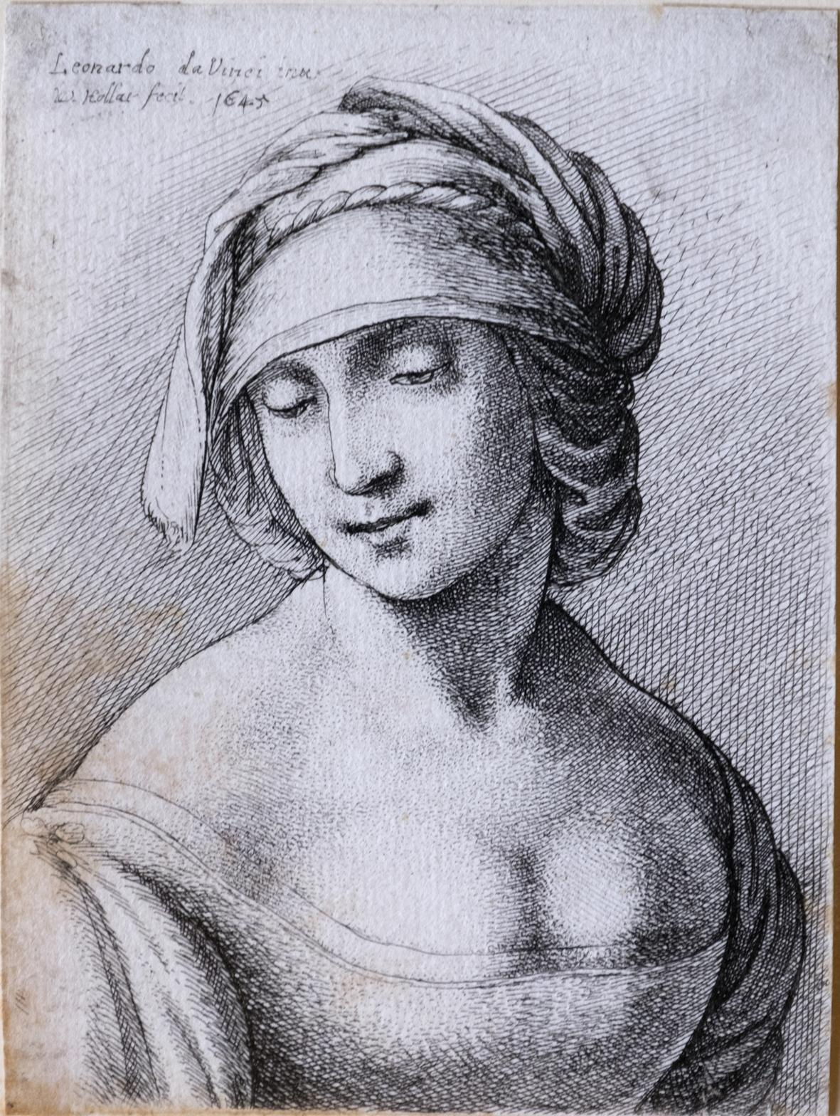 A Vinci Leonardo disegnato da Hollar
