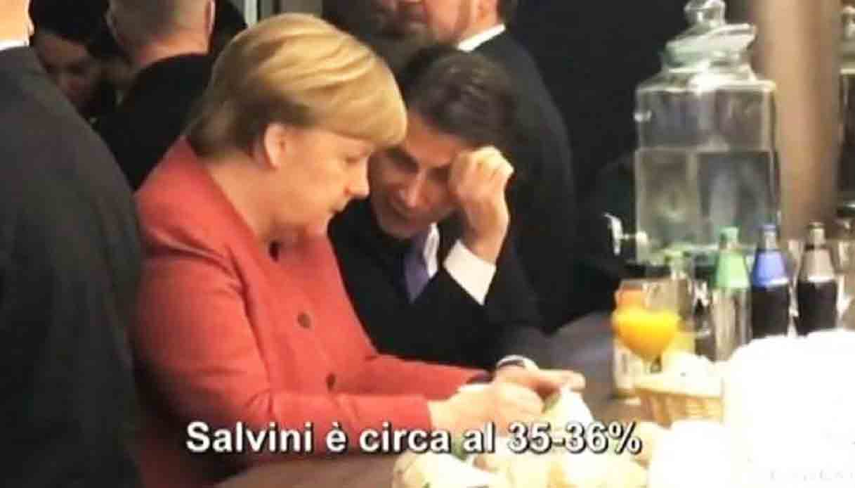 Fuorionda Conte-Merkel a Davos: “Salvini è contro tutti”