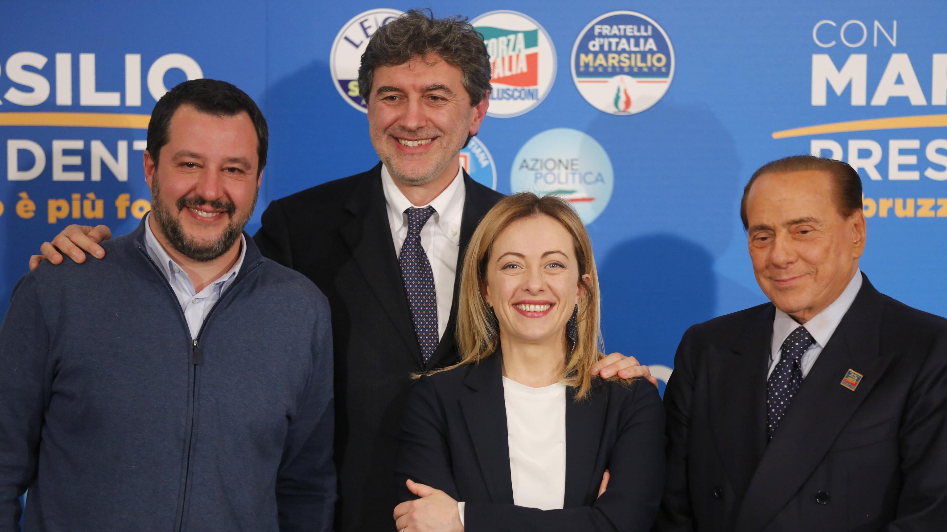 Abruzzo: Marsilio presidente con 48,03%