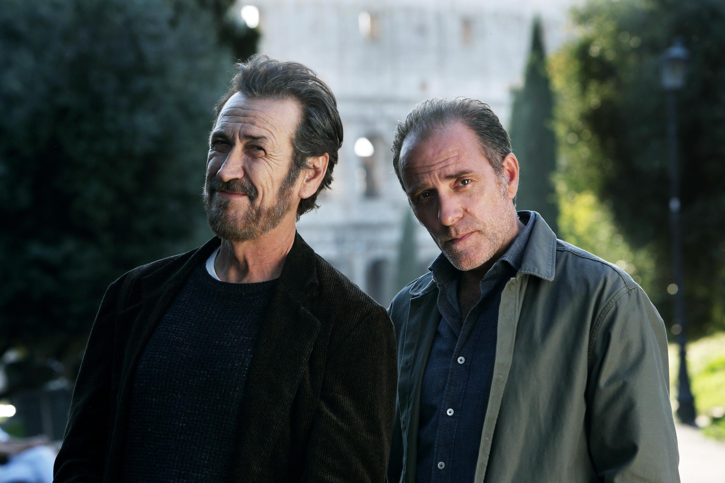 Mastandrea e Giallini, l'ultimo addio