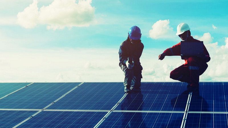 Impianto solare termico combinato