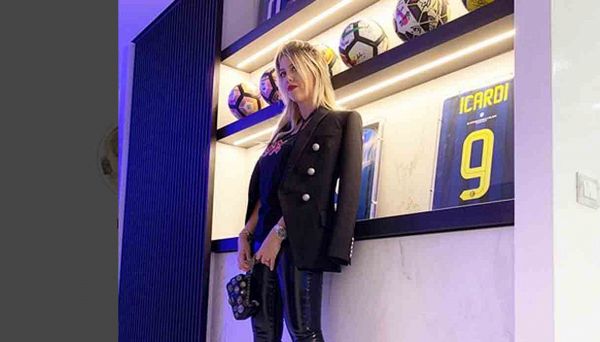 Wanda Nara e il muro dei ricordi di Mauro Icardi Wanda Nara e il muro dei ricordi di Mauro Icardi