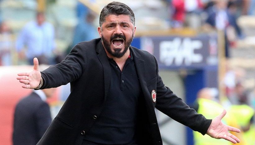 Milan, l'esonero di Gattuso sui social