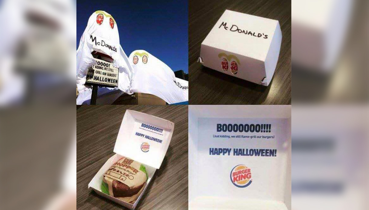 Ad Halloween Burger King si traveste da Mc Donald'sAd Halloween Burger King si traveste da Mc Donald's