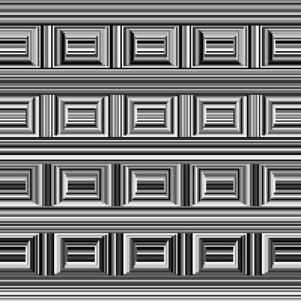 illusione ottica 16 cerchi