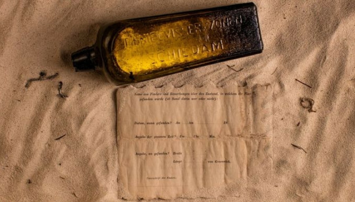 Trovato misterioso messaggio in bottiglia: ha 132 anni
