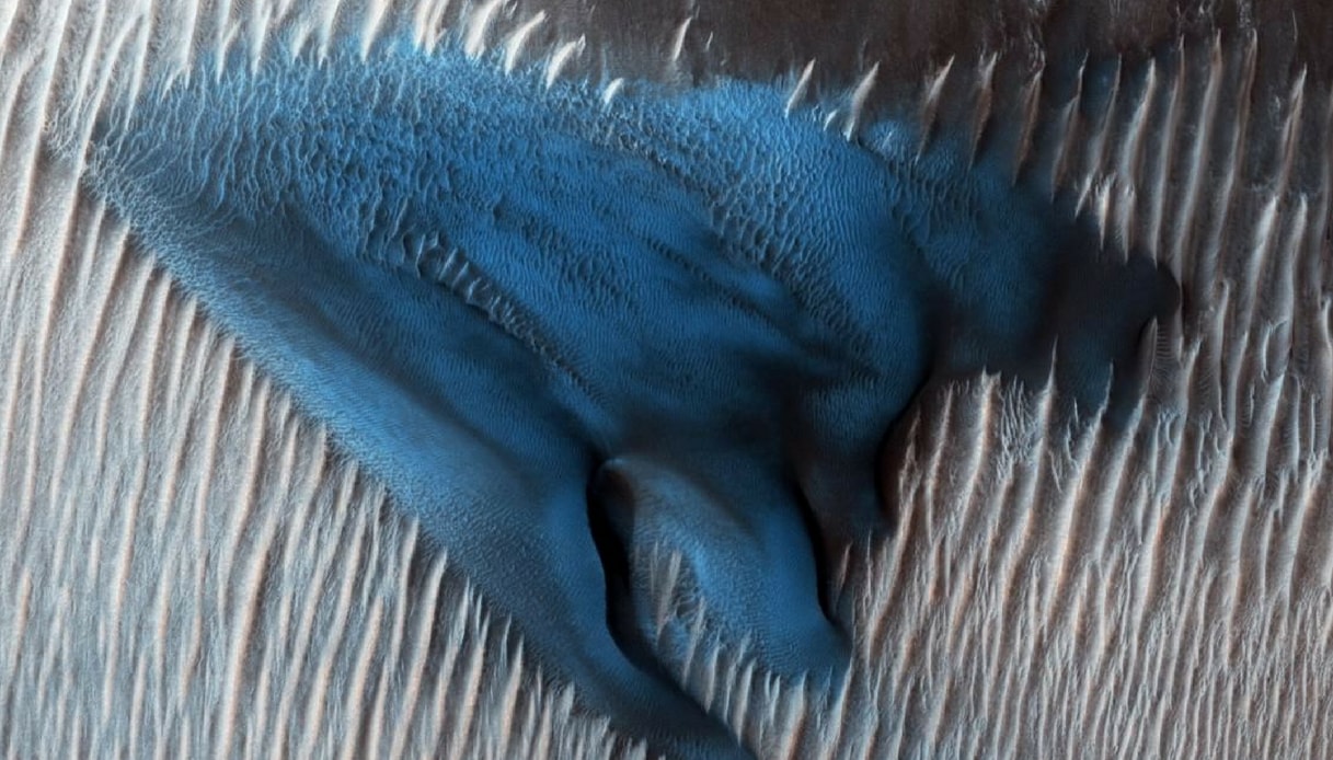 Cosa sono le dune blu scoperte su Marte