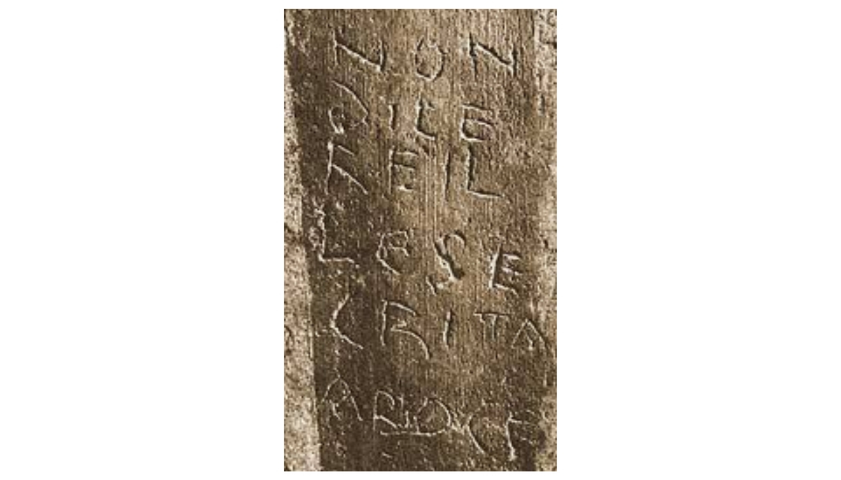 Un post-it sulla pietra è la prima traccia della lingua italiana