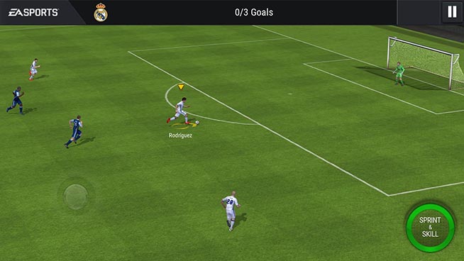 Una schermata di Fifa Mobile