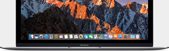 MacBook e macOS Sierra 10.12