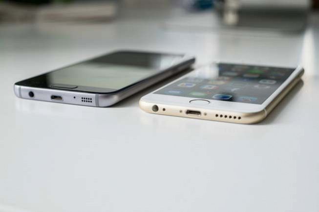 Galaxy e iPhone