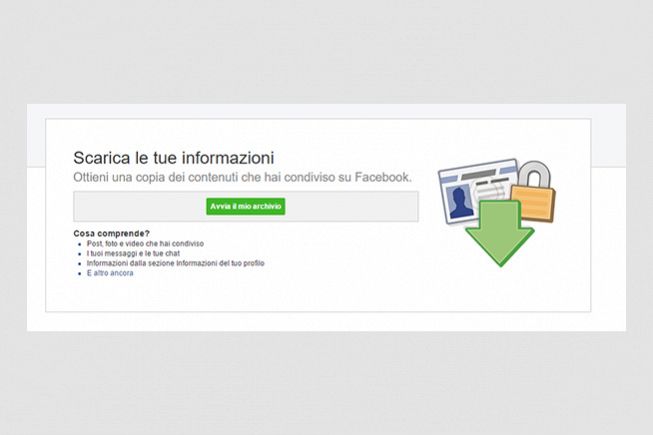 Molti utenti decidono di dire addio a Facebook perché preoccupati per la loro privacy. Clicca sull'immagine e scopri come entrare in possesso di tutti i tuoi dati.