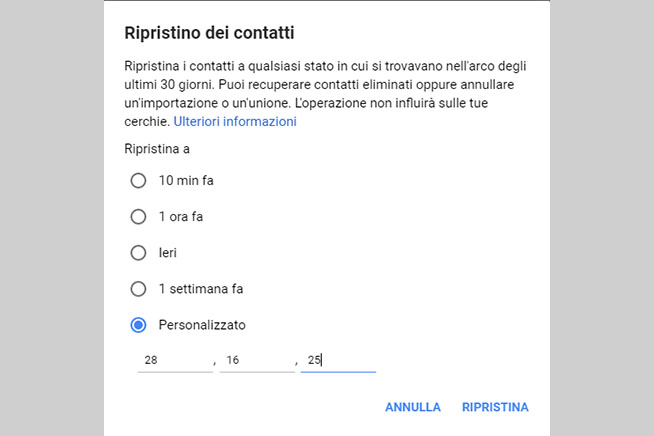 Recuperare Un Numero Cancellato Dalla Rubrica