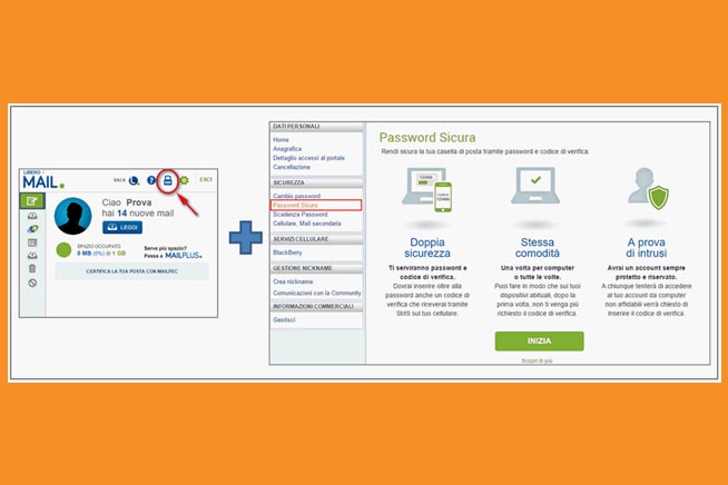 Come attivare Password Sicura Libero Mail