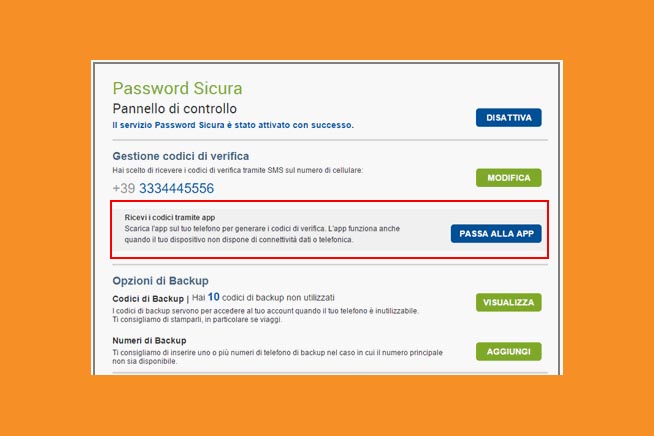 Attivare la verifica Password Sicura Libero Mail con Google Authenticator