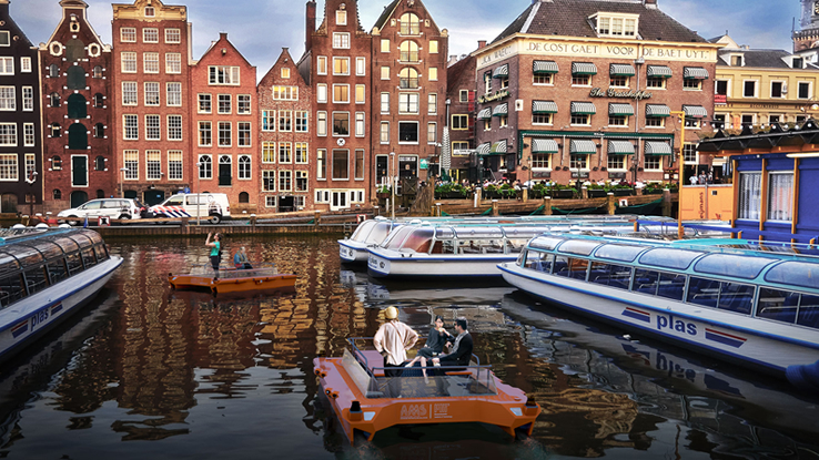 I Roboat trasporteranno merci e persone lungo i canali di Amsterdam 