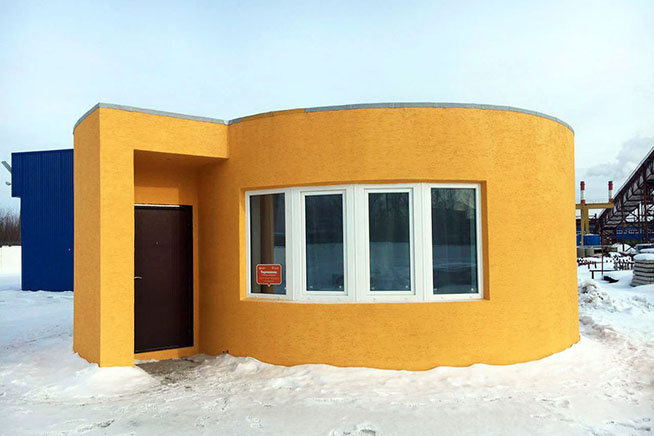 Premi sull'immagine per scoprire Apis Cor, la prima casa costruita in 3D
