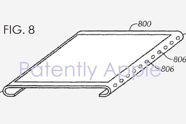 Lo schermo curvo brevettato da Apple