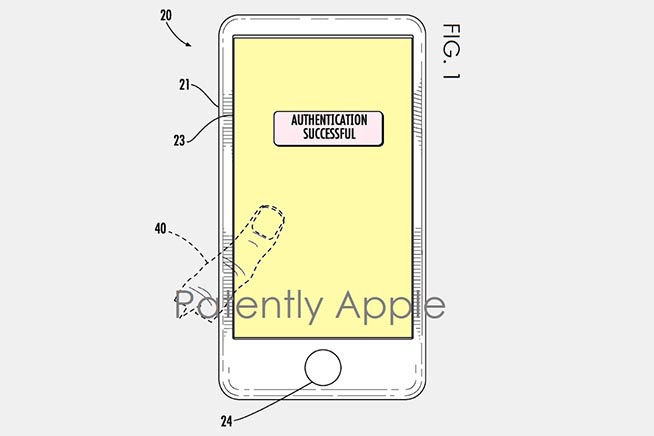Il display con sensore biometrico incorporato
