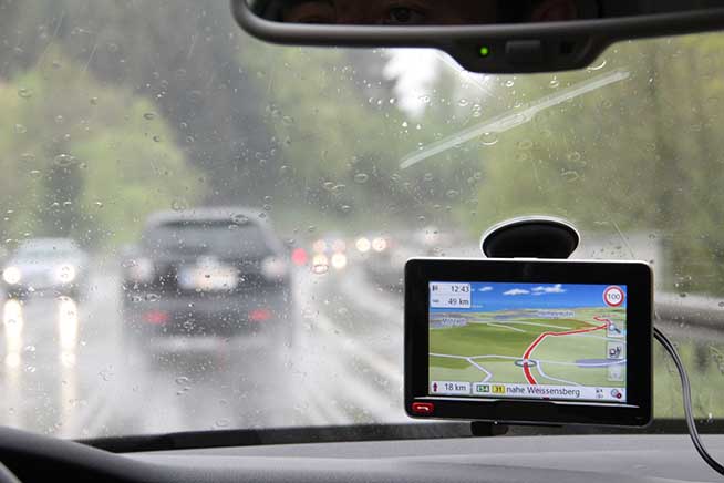 Pioggia e GPS