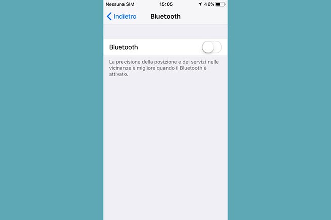 Ecco come spegnere il Bluetooth